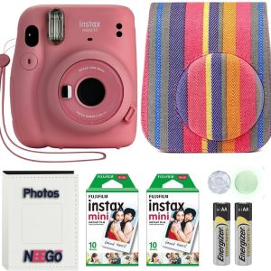 Fujifilm Instax Mini 11 Camera with Case, Fuji Instant Film